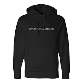 Oceanside Text Hoodie, Black