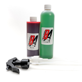 Red Air Filter Oil & Cleaner Kit