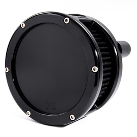 BA Air Cleaner Kit, Black finish, Black filter