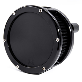 BA Air Cleaner Kit, Black finish, Black filter