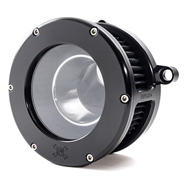 BA Air Cleaner Kit, Black finish, Black filter