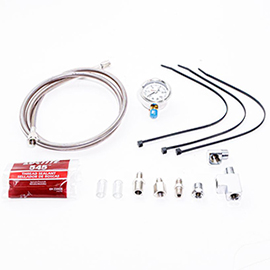 STAINLESS REMOTE OIL PSI GAUGE KIT