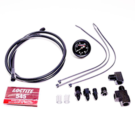 BLACK REMOTE OIL PSI GAUGE KIT
