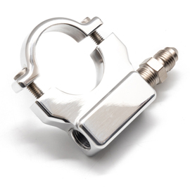 1 HANDLEBAR PSI GAUGE MOUNT - POLISHED
